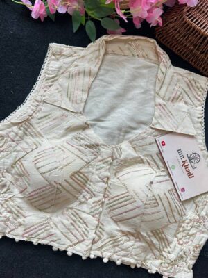 Designer Khadi Collar Blouse