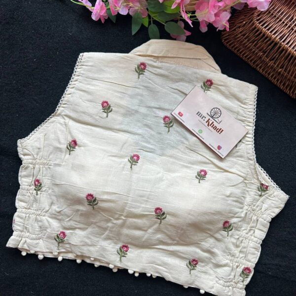 Designer Khadi Blouse - Image 3