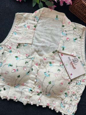 Designer Khadi Cotton Blouse