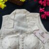 Designer Khadi Cotton Blouse - Image 2