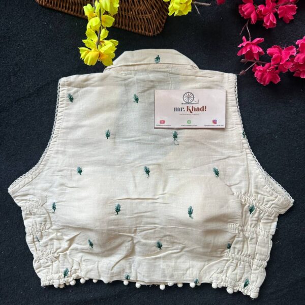 Blue Butti Designer Blouse - Image 2