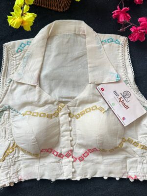 Stylish Stretchable Khadi Blouse