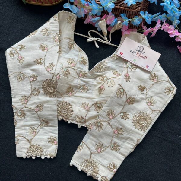 Khadi Cotton Gotta Patti Blouse