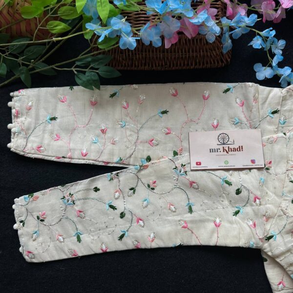 Cotton Colorful Desgin Blouse - Image 2
