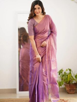 Tissue Cotton Elegance Saree