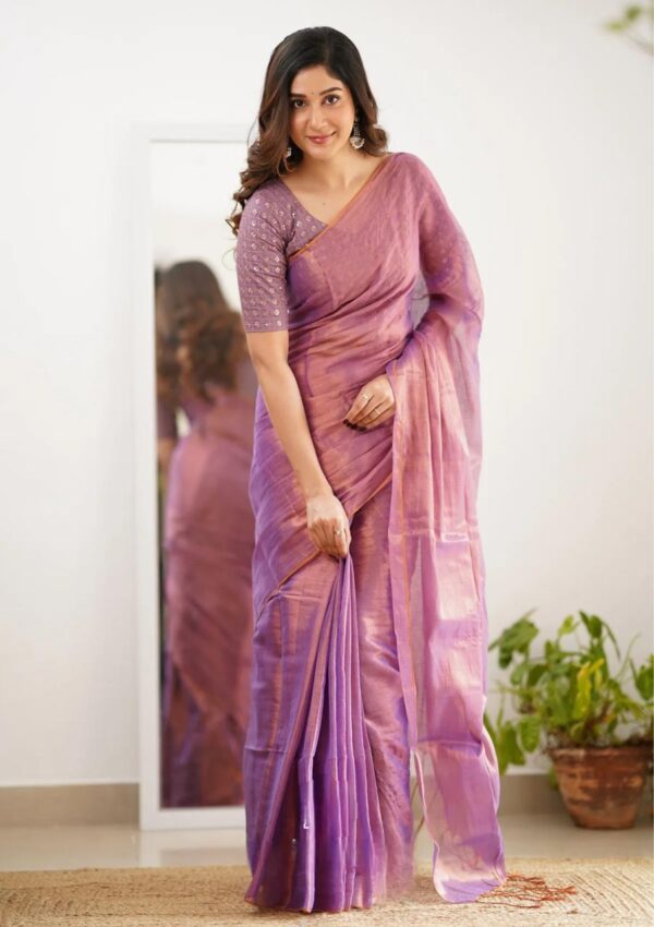 Tissue Cotton Elegance Saree