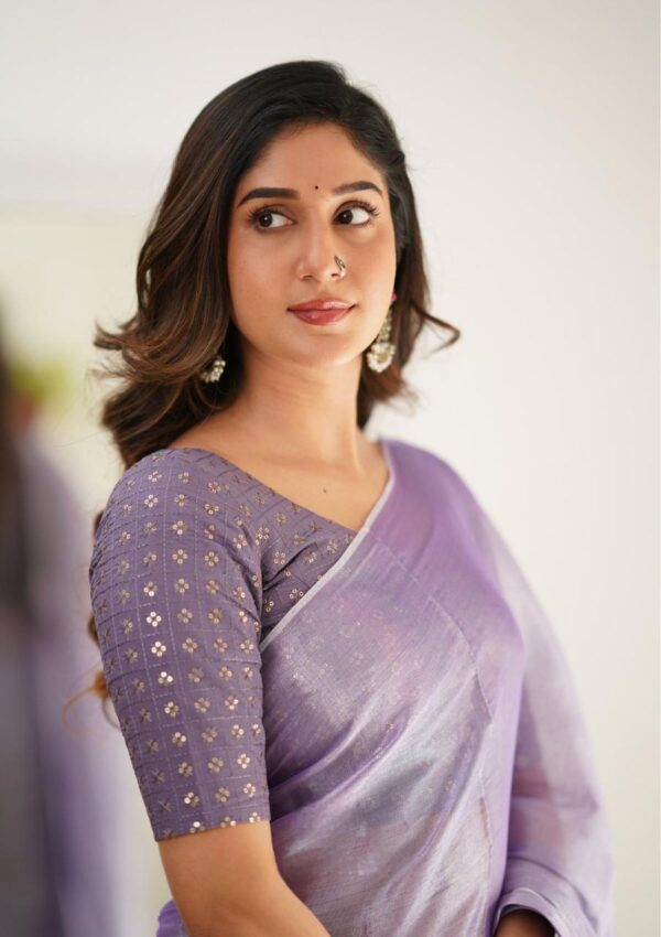 Tissue Cotton Elegance Saree - Image 11