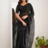 Premium Tissue Cotton Saree - Image 2