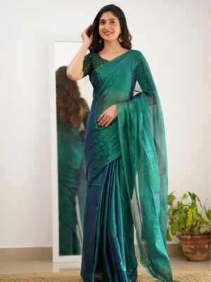 Tissue Cotton Saree