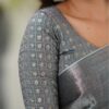 Tissue Cotton Desginer Saree - Image 9
