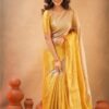 Tissue Cotton Half/Half Saree - Image 6