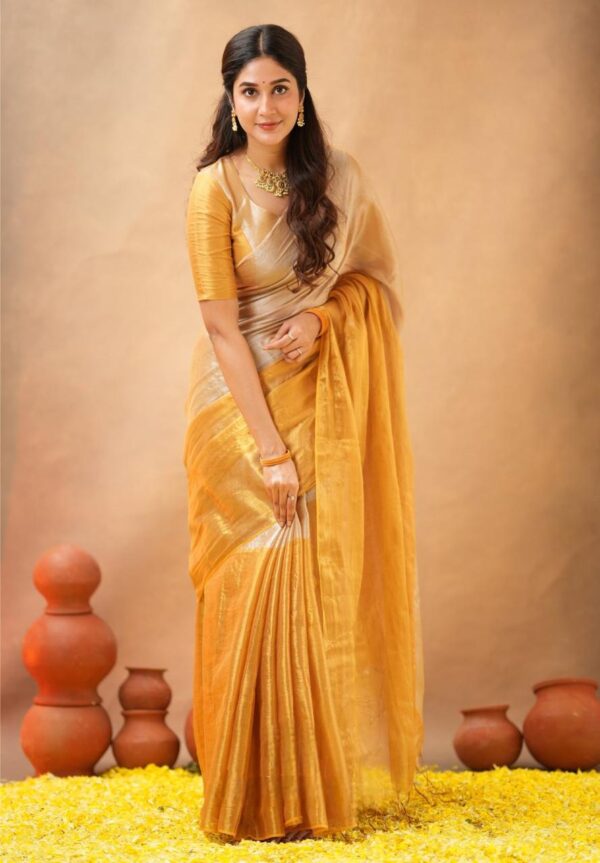 Tissue Cotton Saree