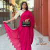 Khadi Cotton Saree And Blouse With Purse Set