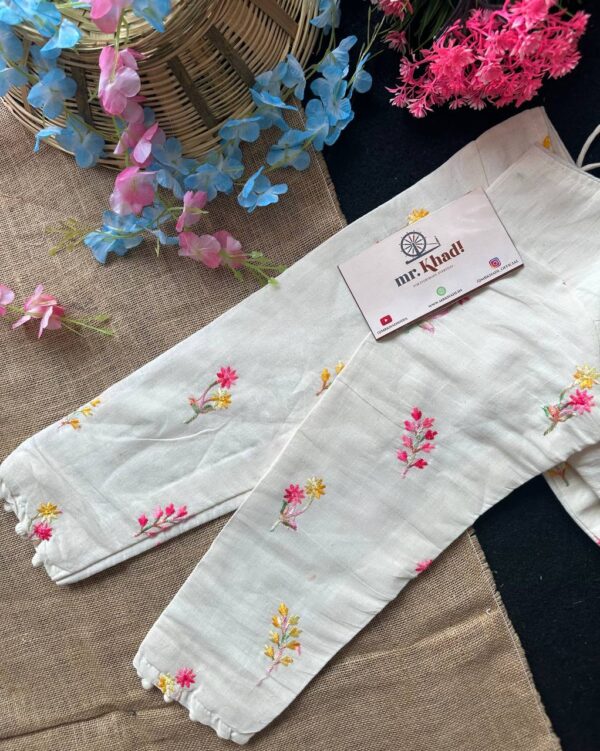 Pure Camric Khadi Cotton Blouse - Image 2