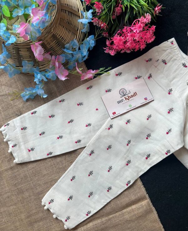 Pure Camric Khadi Cotton Desginer Blouse - Image 2