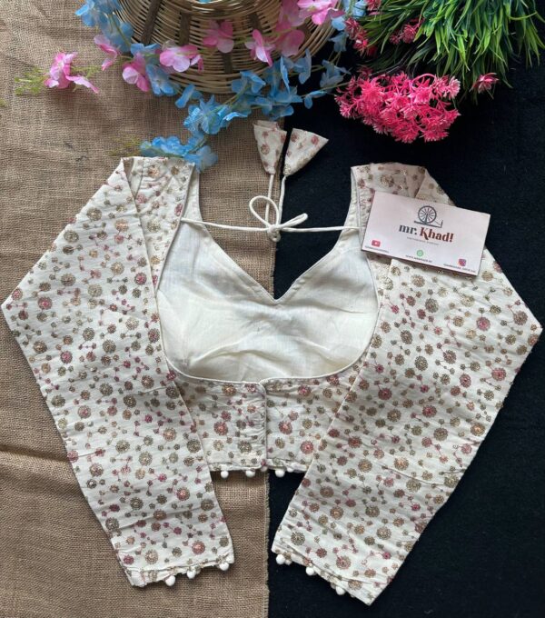 Sequnce Butti Work Design Blouse - Image 3