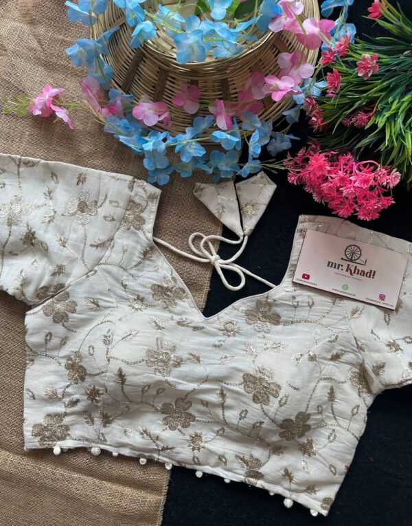Golden Work Designer Blouse