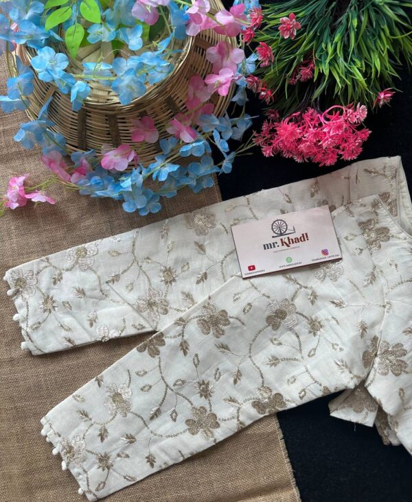 Golden Work Designer Blouse - Image 2