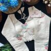 Pure Camric Khadi Cotton Full Seleeve Blouse