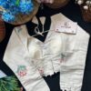 Pure Camric Khadi Cotton Full Seleeve Blouse - Image 2