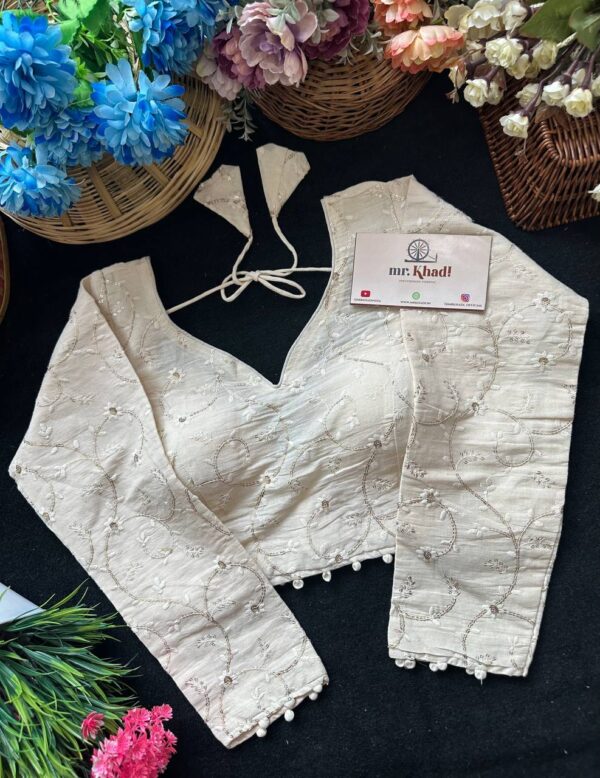 Khadi Cotton Full Seleeve Blouse