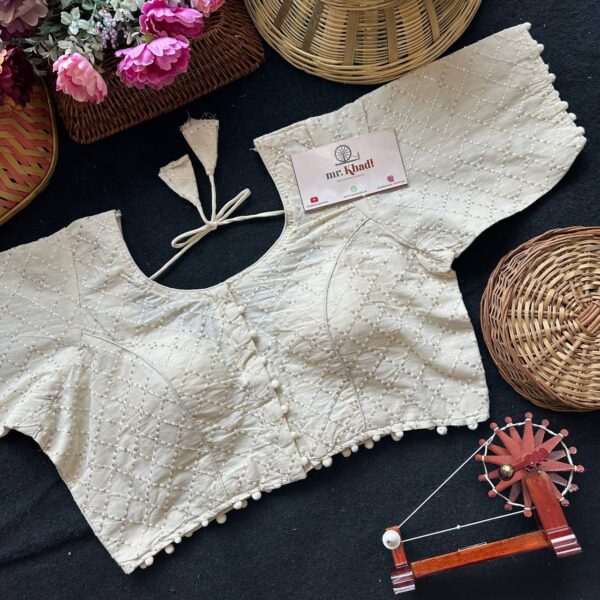 Khadi Cotton Big Size Blouse