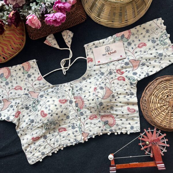 Khadi New Arrival Big Size Blouse