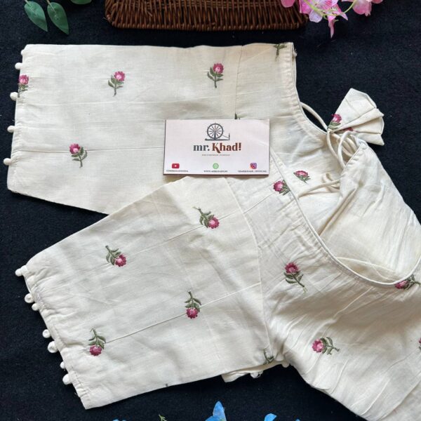 Flower Designer Blouse - Image 2