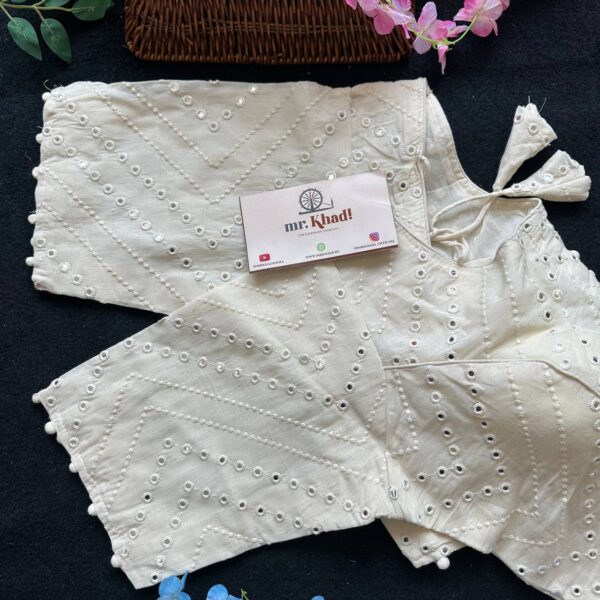 Mirror Work Big Size Blouse - Image 2