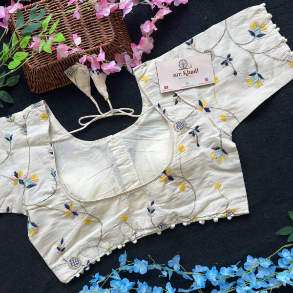 Flower Design Big Size Blouse - Image 2