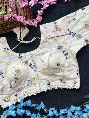 Flower Design Big Size Blouse