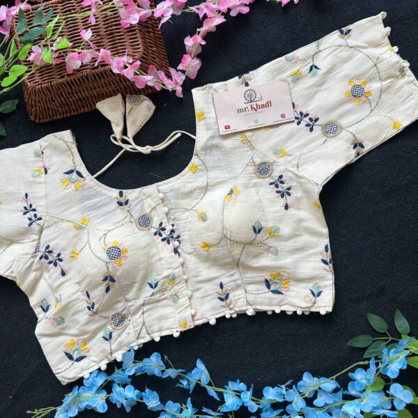 Flower Design Big Size Blouse
