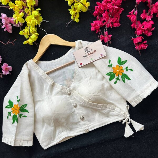 New Khadi Trends Stylish Blouse - Image 2