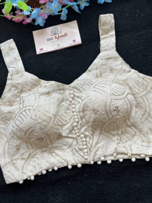 Camric Sleeveless Special Design Dyeable Blouse