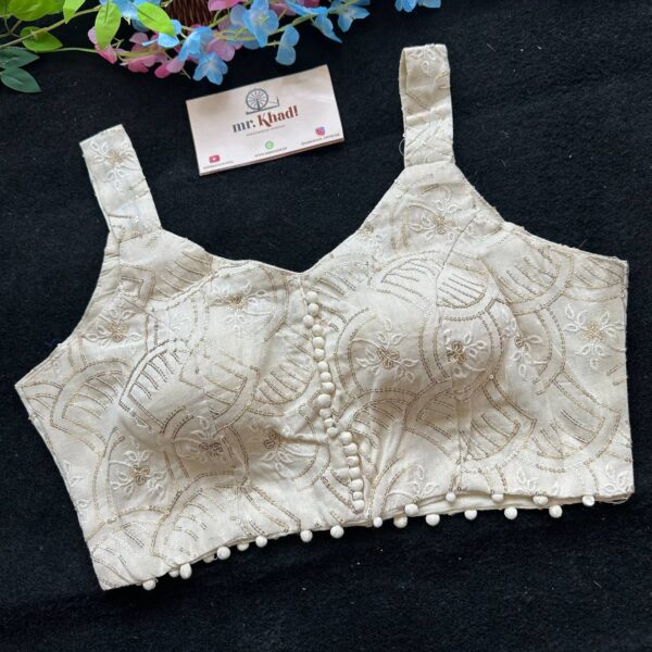 Camric Sleeveless Special Design Dyeable Blouse