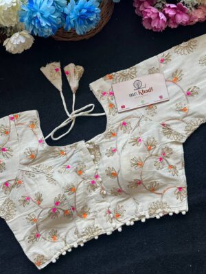 Pure Camric Cotton Diable Blouse
