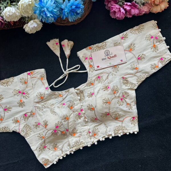Pure Camric Cotton Diable Blouse