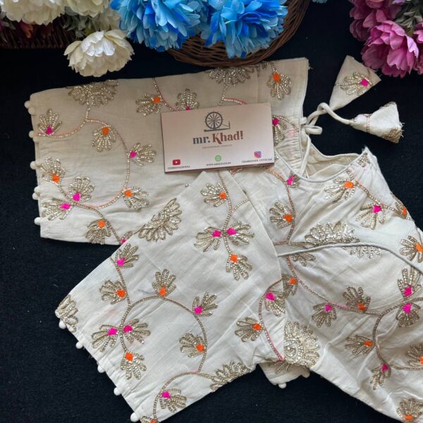 Pure Camric Cotton Diable Blouse - Image 3
