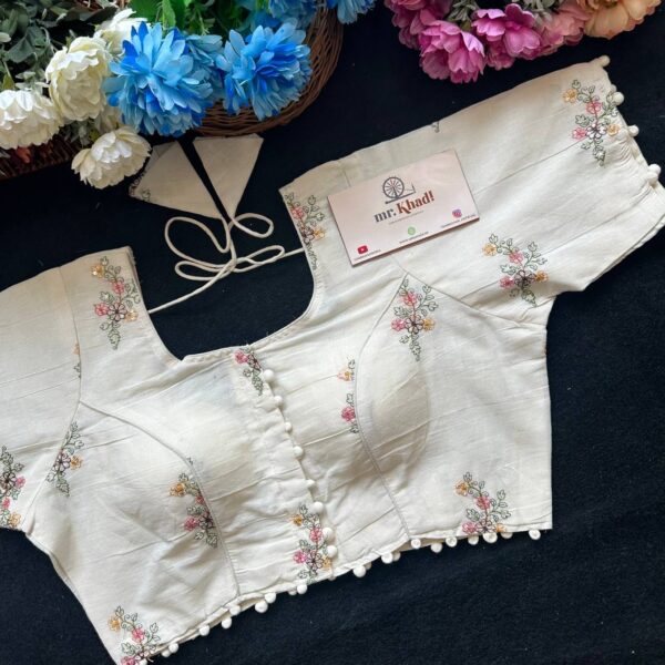 Pure Khadi Cotton Diable Blouse