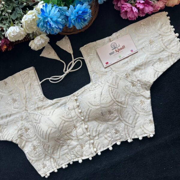 Pure Camric Cotton Desginer Blouse