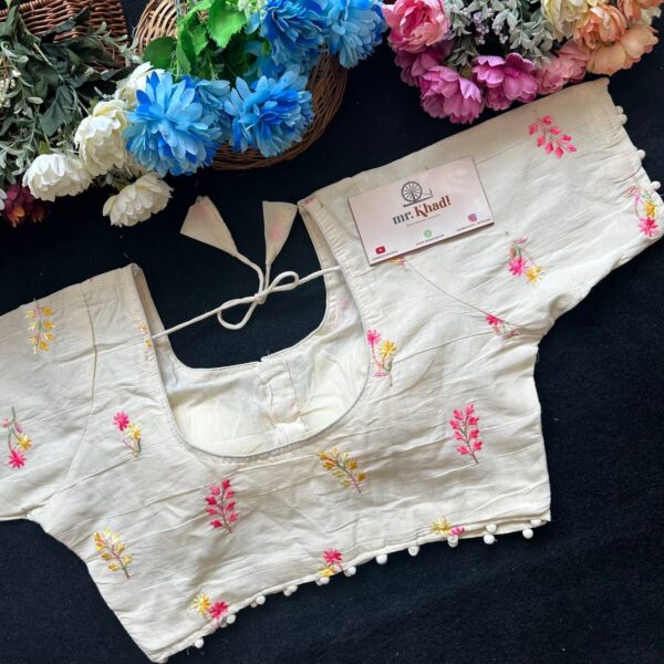 Pure Camric Cotton Blouse - Image 2