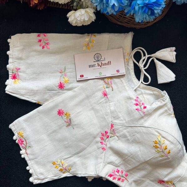 Pure Camric Cotton Blouse - Image 3