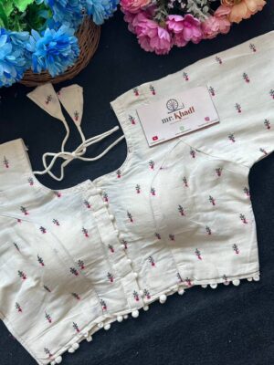 Pure Camric Cotton Diable Blouse