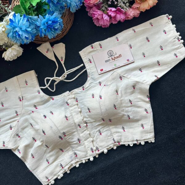 Pure Camric Cotton Diable Blouse