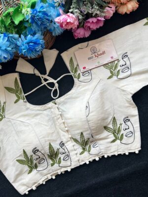 Pure Camric Cotton Diable Blouse