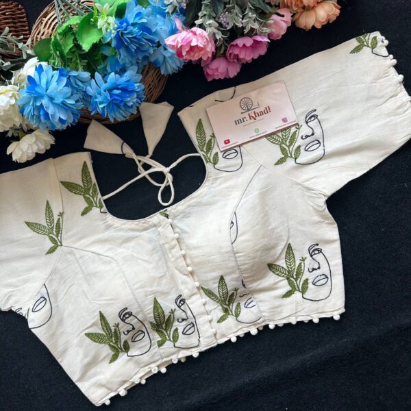 Pure Camric Cotton Diable Blouse