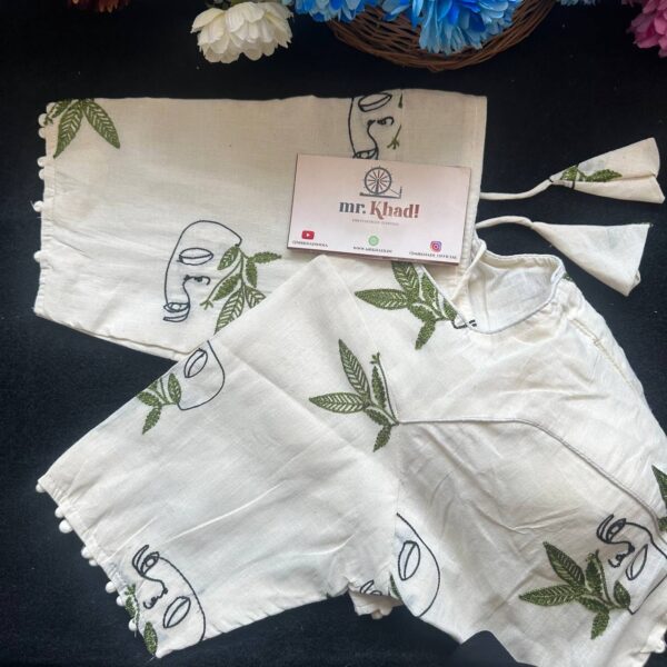 Pure Camric Cotton Diable Blouse - Image 3