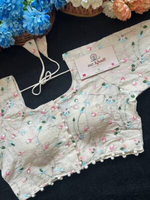 Pure Camric Cotton Diable Blouse
