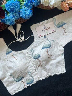 Pure Camric Cotton Diable Blouse