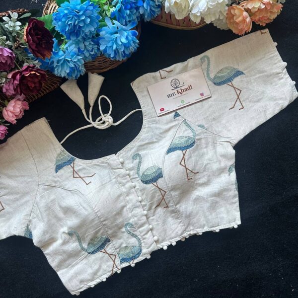 Pure Camric Cotton Diable Blouse